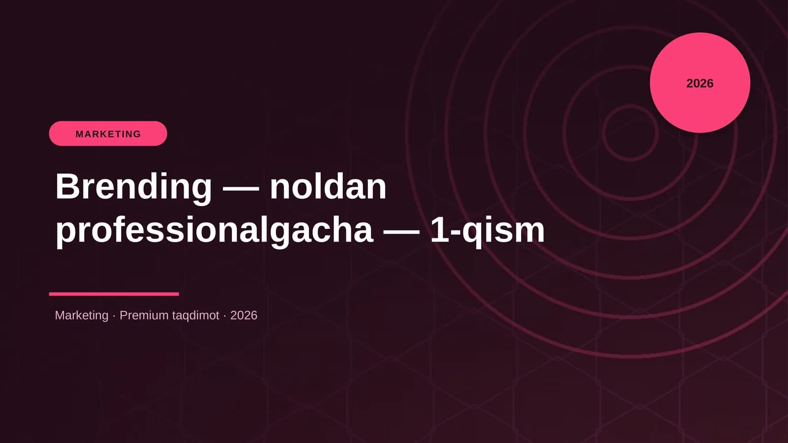 Brending — noldan professionalgacha — 1-qism