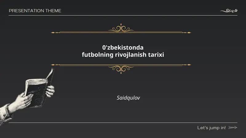 O'zbekistonda futbolning rivojlanish tarixi