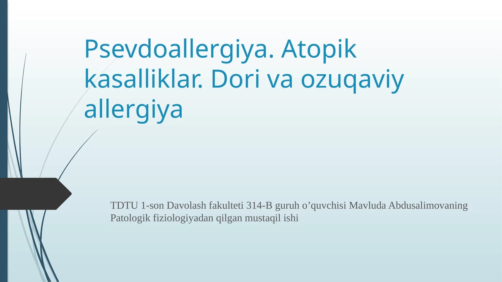 Dorivaozuqaviyallergiya