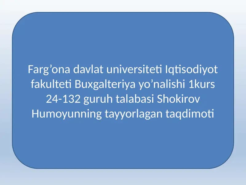 Iqtisodiy Islohotlar Mohiyati va Ular Yonalishi