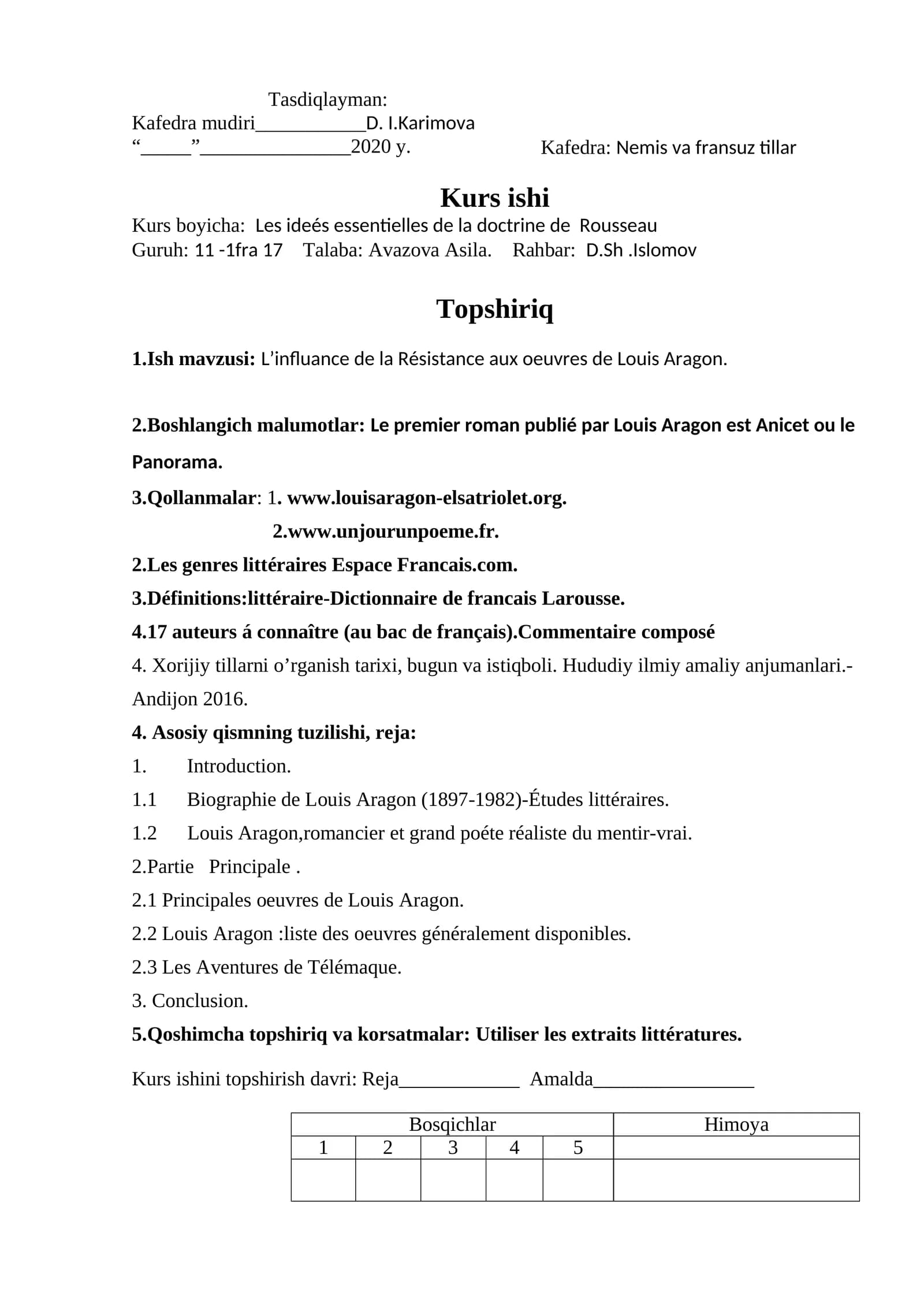 Les ideés essentielles de la doctrine de Rousseau