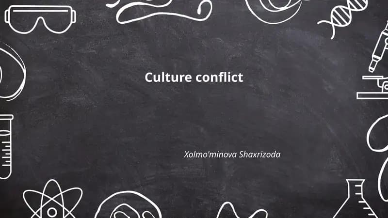Culture conflict