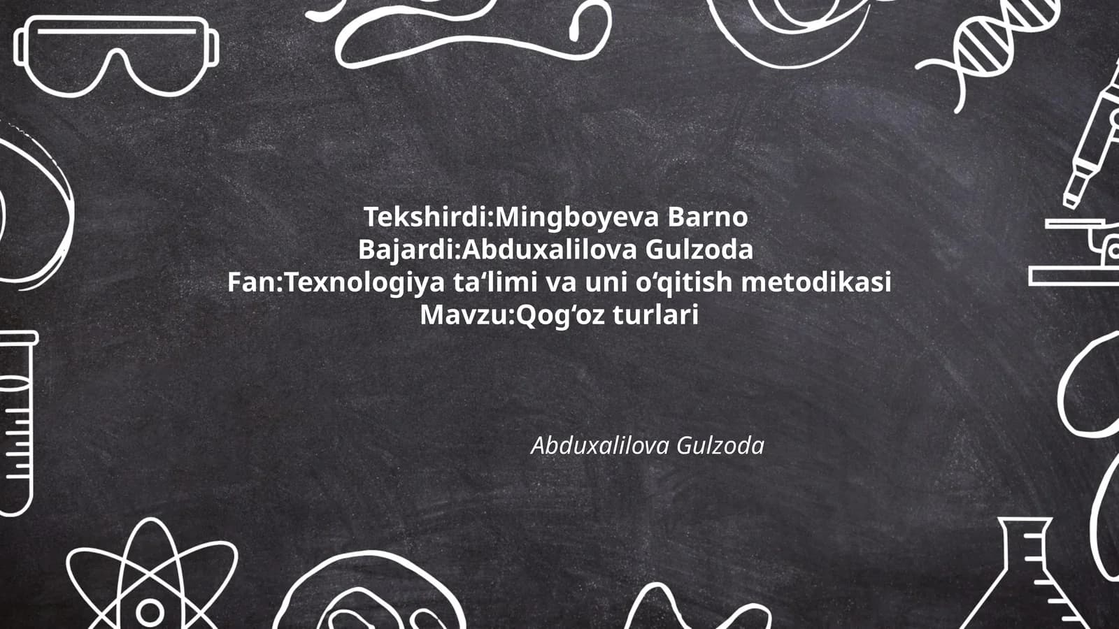 Qog'oz turlari