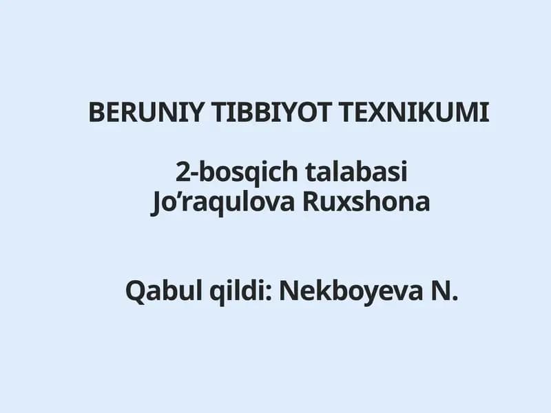 Demografik jarayonlarning tibbiy ijtimoiy ahamiyati