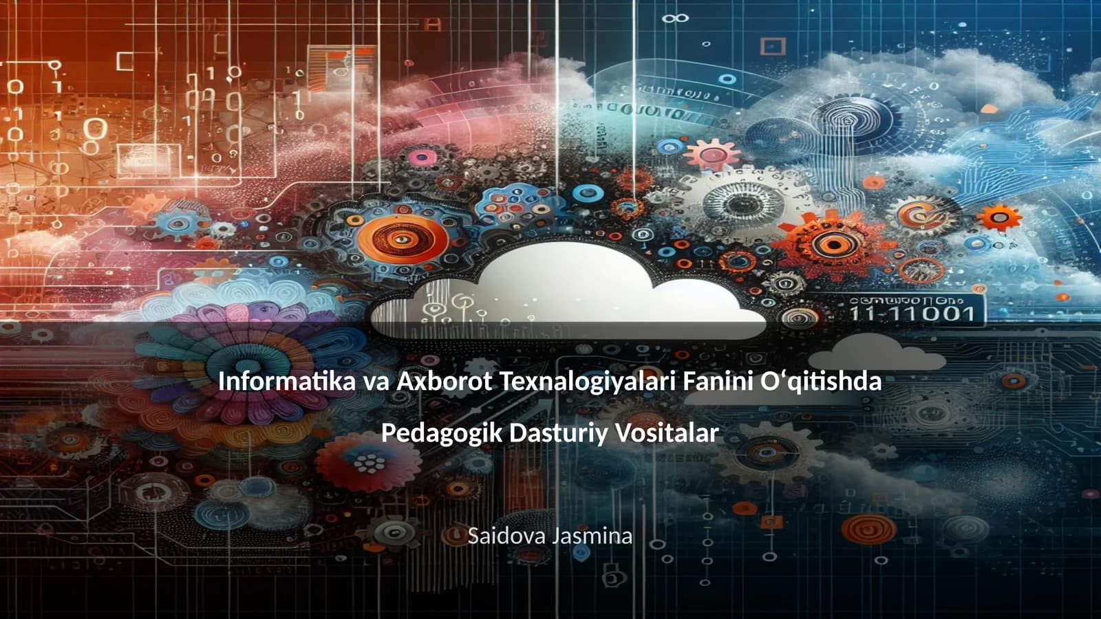 Informatika va Axborot Texnalogiyalari Fanini Oʻqitishda Pedagogik Dasturiy Vositalar