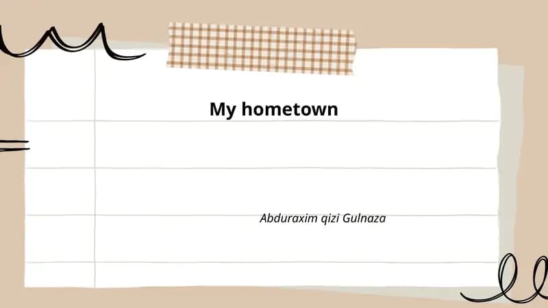 My hometown