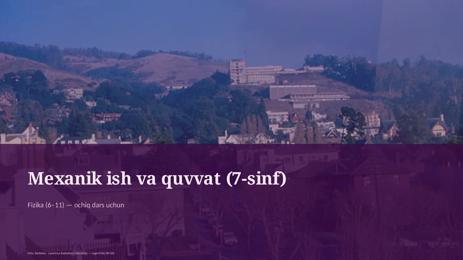 Mexanik ish va quvvat (7-sinf)