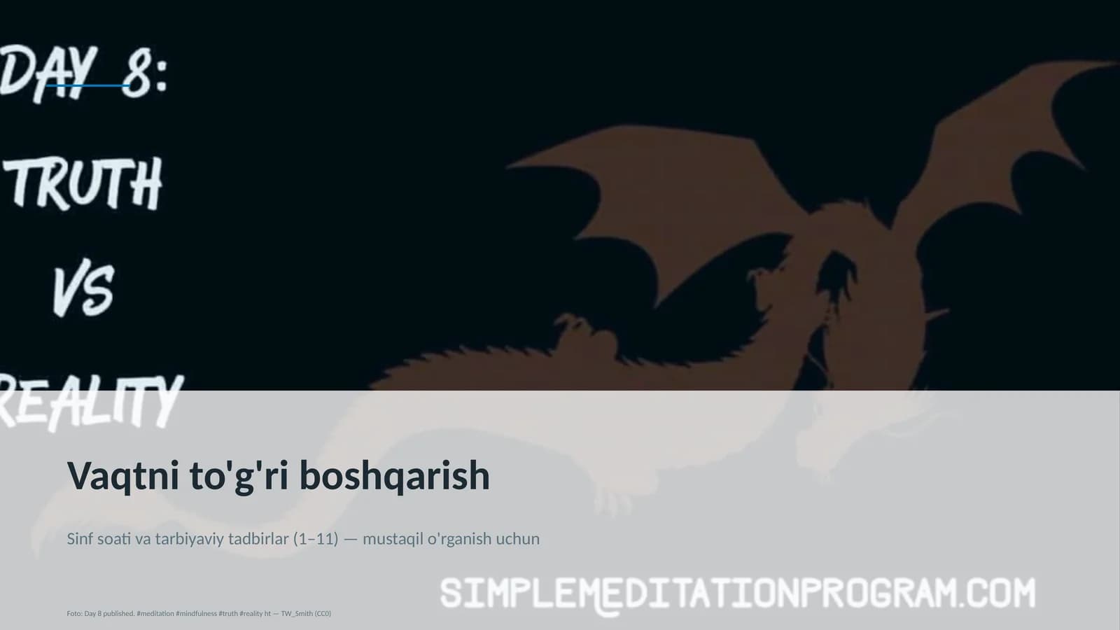Sinf soati va tarbiyaviy tadbirlar