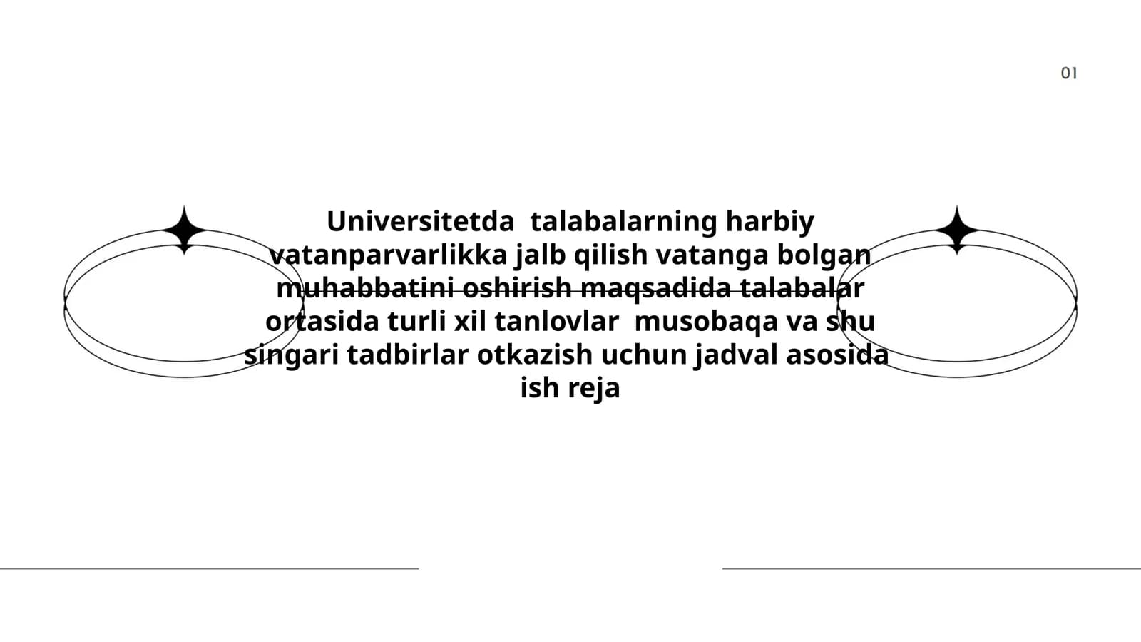 Harbiy vatanparvarlikka jalb qilish muhabbatini oshirish tanlovlar