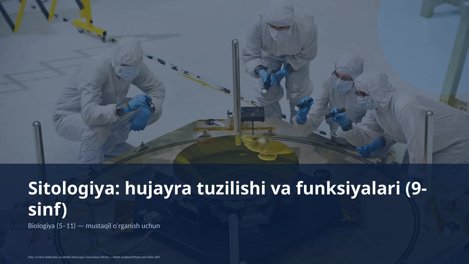 Biologiya (5–11) — mustaqil o'rganish uchun
