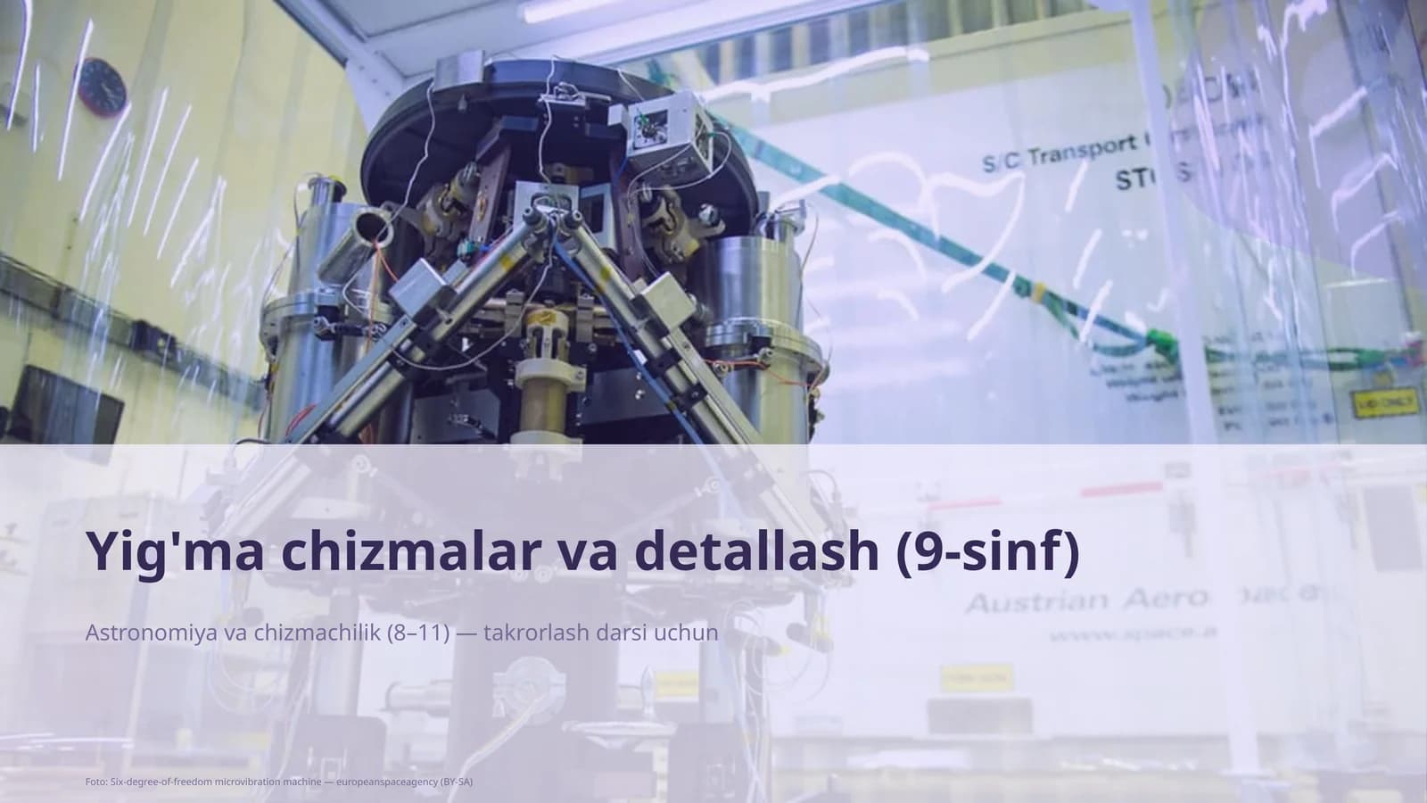 Yig'ma chizmalar va detallash (9-sinf)