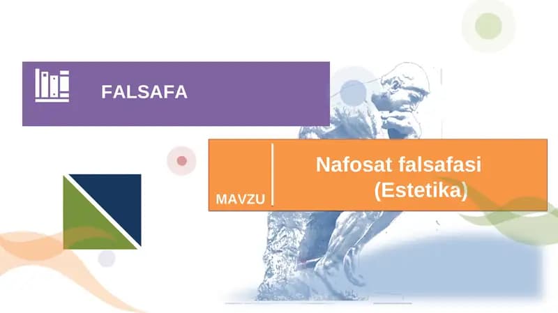 Nafosat falsafasi (Estetika)