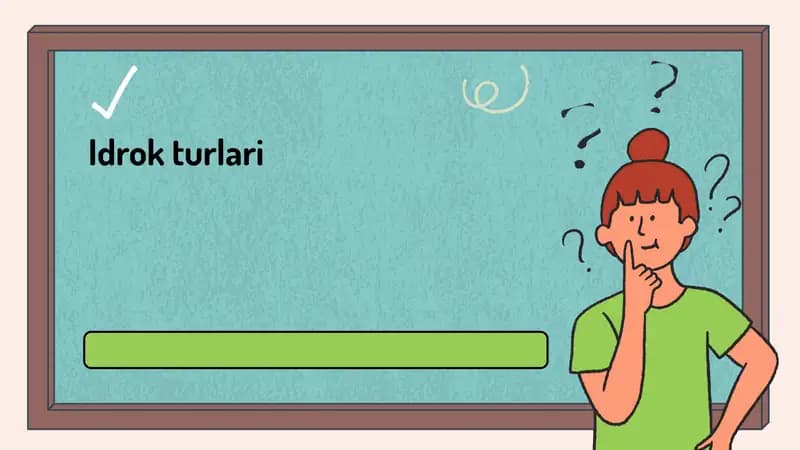 Idrok turlari