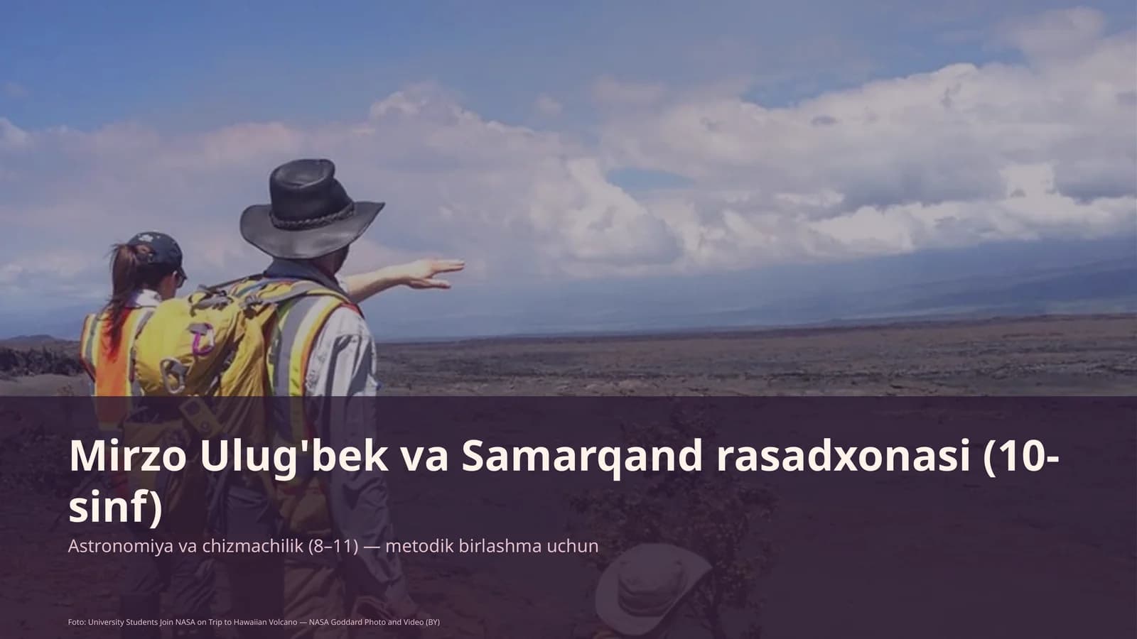 Mirzo Ulug'bek va Samarqand rasadxonasi (10-sinf)