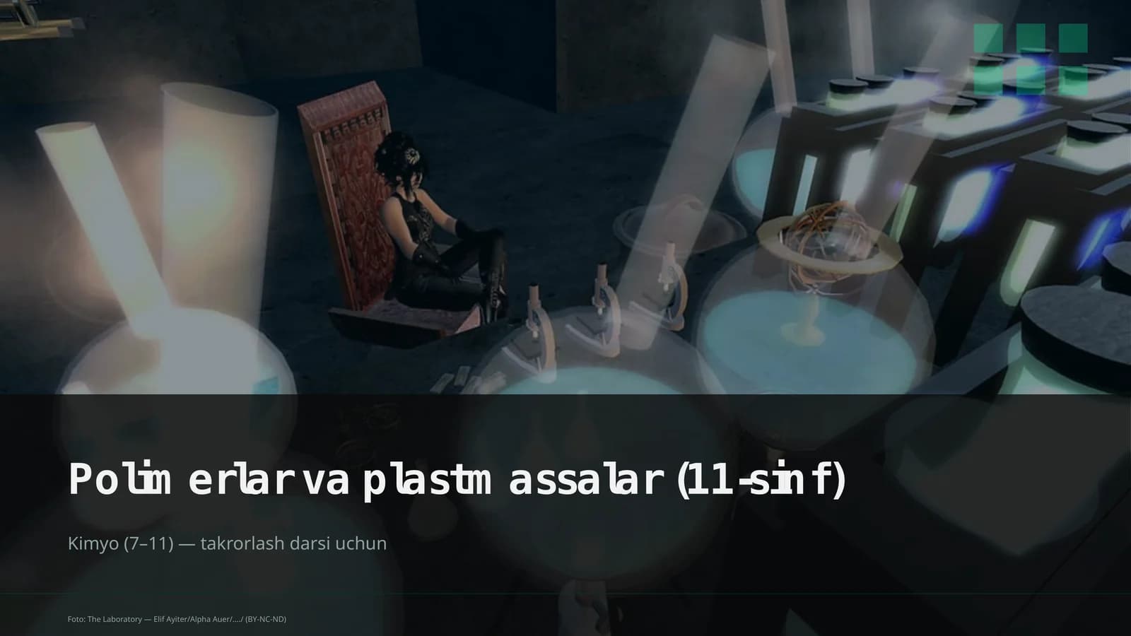 Polimerlar va plastmassalar (11-sinf)