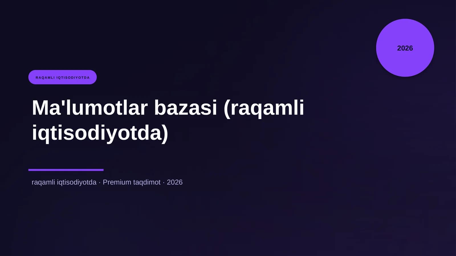 Maqsad — keng auditoriya uchun aniq bilim, real misollar va amaliy tavsiyalar berish