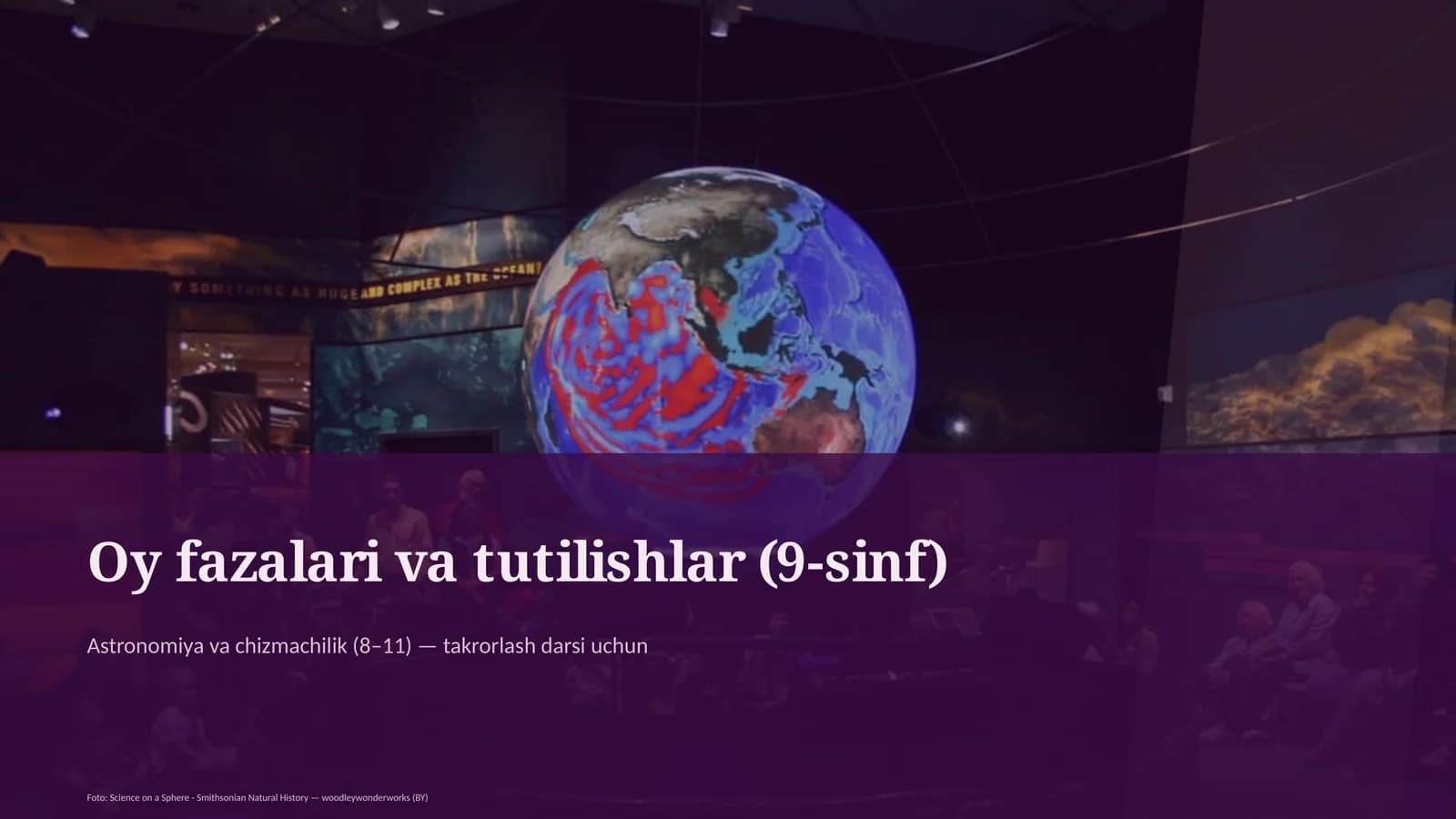 Oy fazalari va tutilishlar (9-sinf)