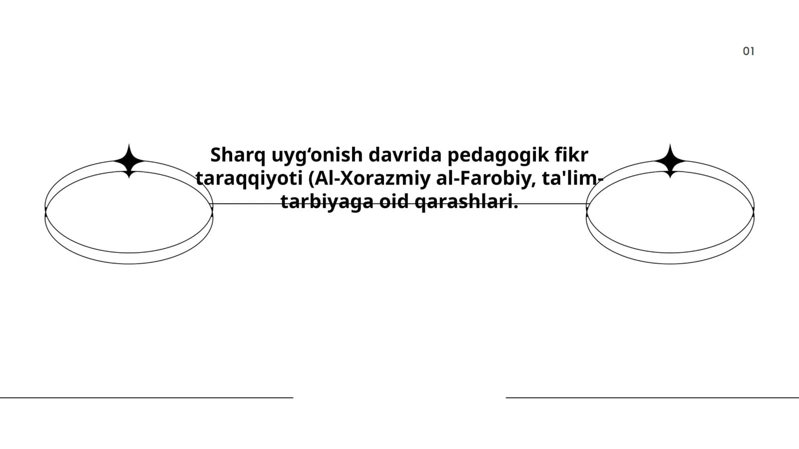 Sharq uyg‘onish davrida pedagogik fikr taraqqiyoti (Al-Xorazmiy al-Farobiy, ta'lim-tarbiyaga oid qarashlari