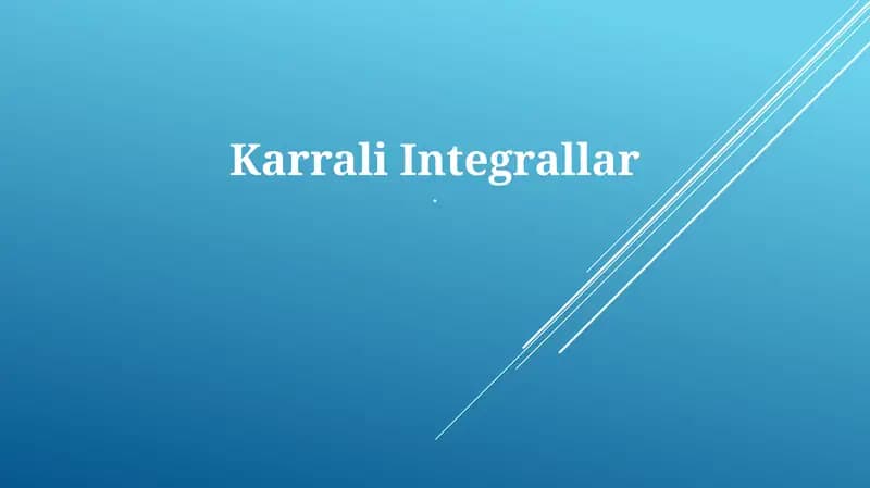Karrali Integrallar
