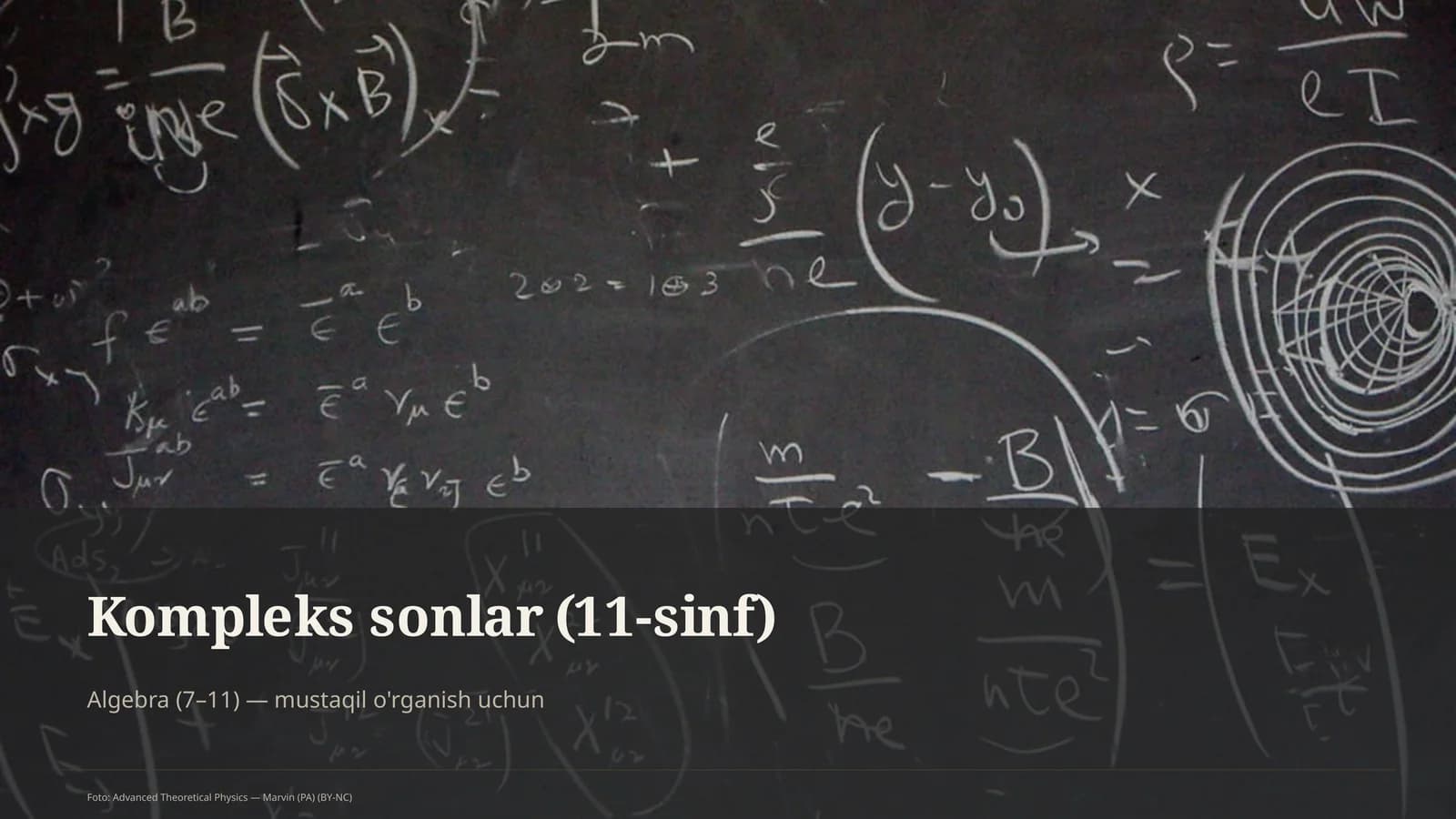 Kompleks sonlar (11-sinf)