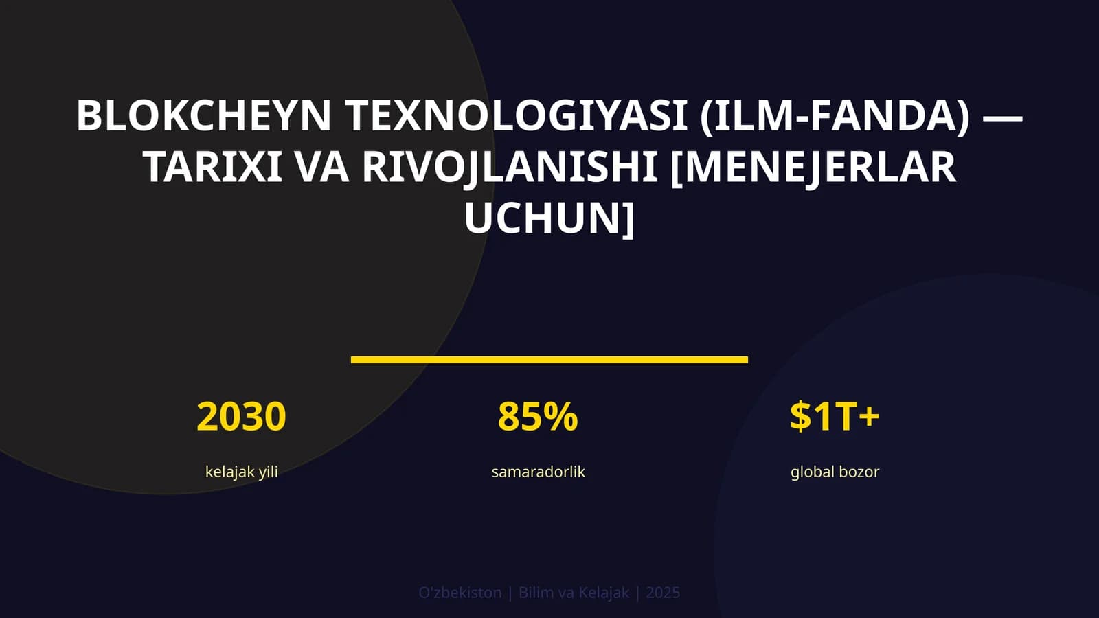 Blokcheyn texnologiyasi (ilm-fanda) — tarixi va rivojlanishi [menejerlar uchun]
