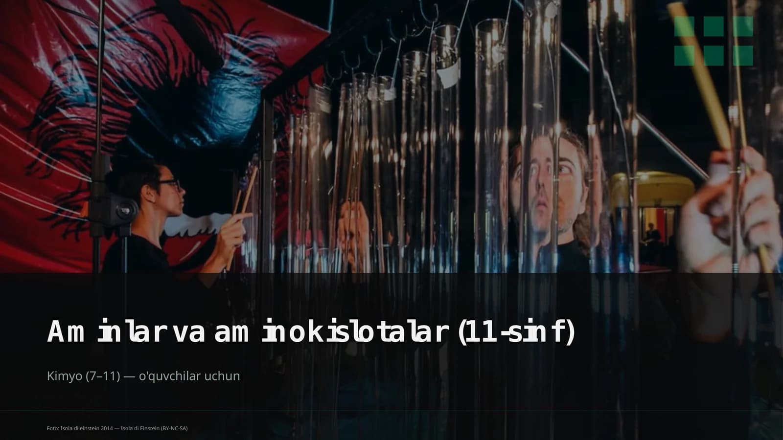 Aminlar va aminokislotalar (11-sinf)