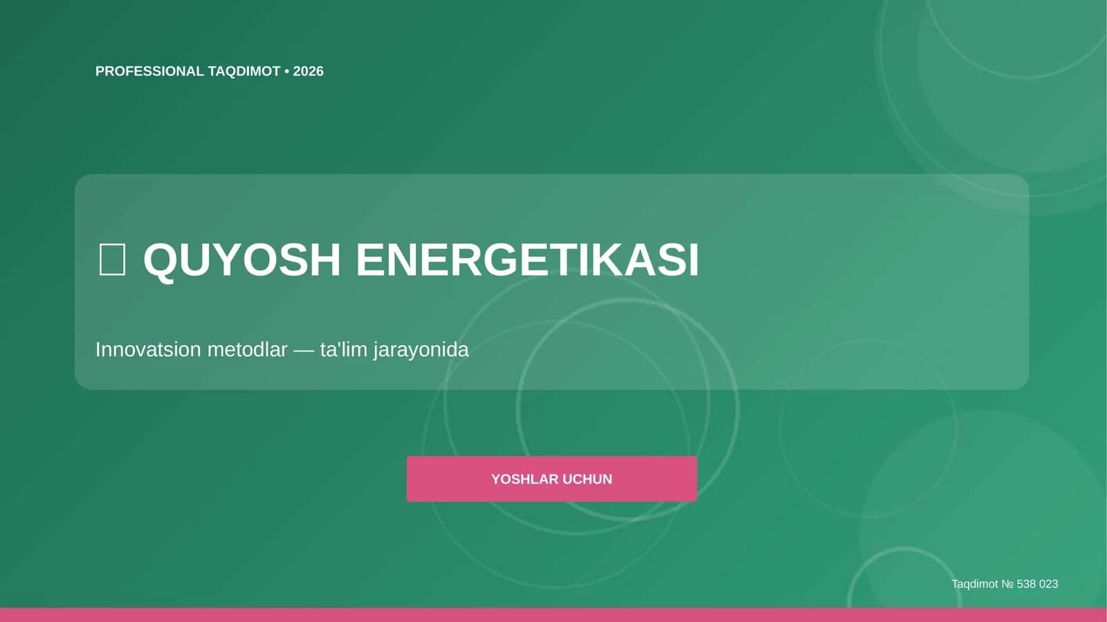 QUYOSH ENERGETIKASI
