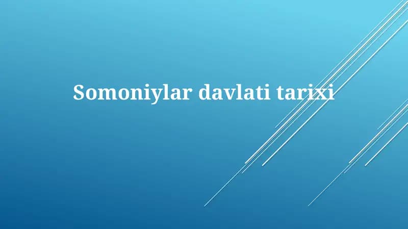 Somoniylardavlatitarixi