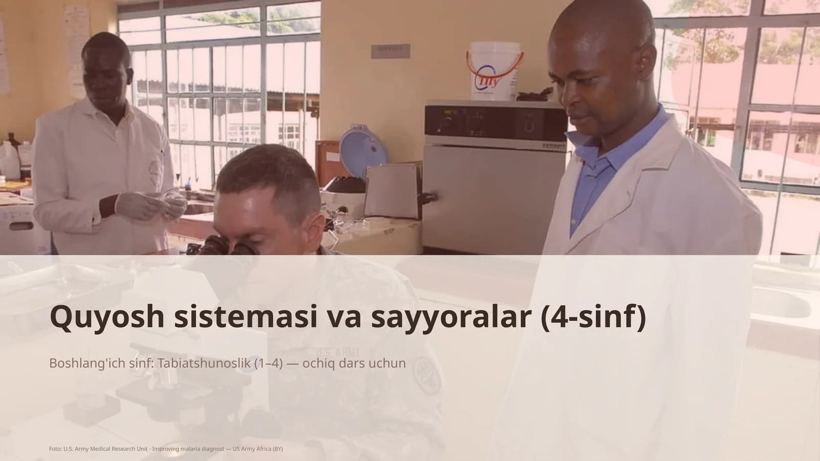 Quyosh sistemasi va sayyoralar (4-sinf)