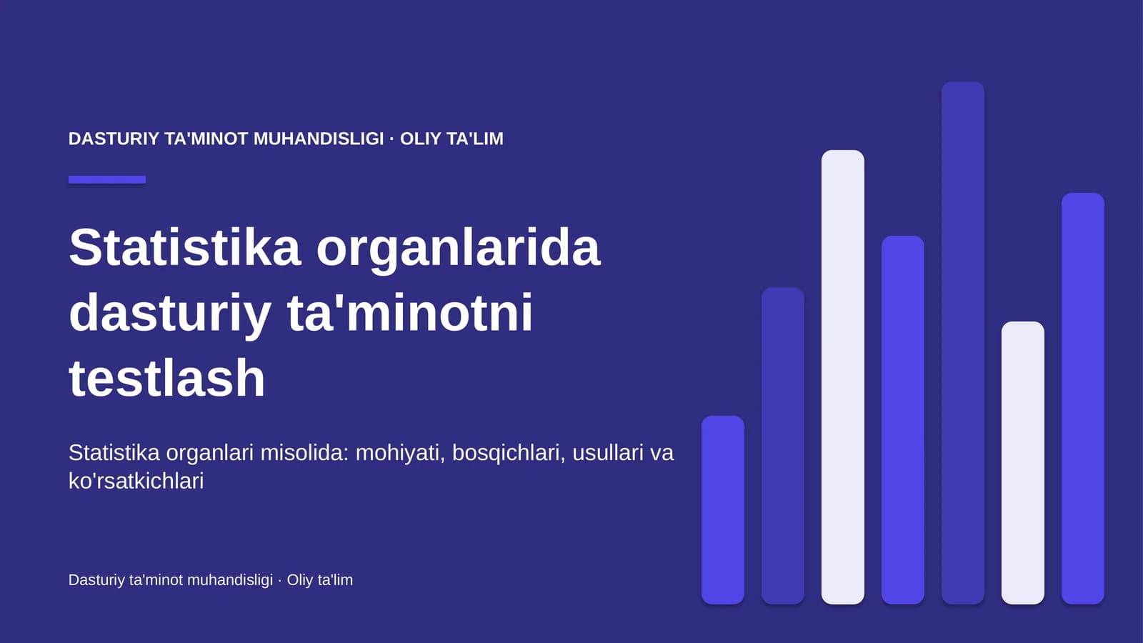 statistika organlarida dasturiy ta'minotni testlash 5366