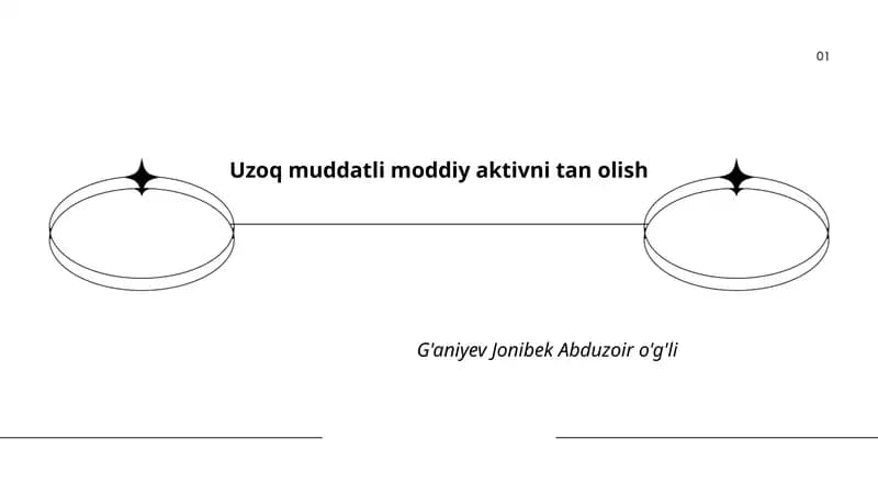 Uzoq muddatli moddiy aktivni tan olish