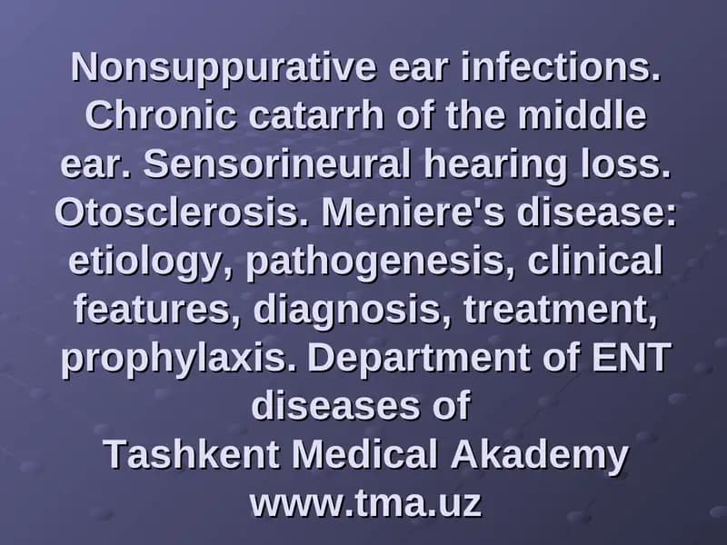 Adhesive otitis media