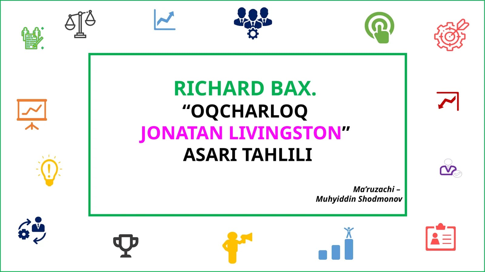 "OQCHARLOQJONATAN LIVINGSTON"
