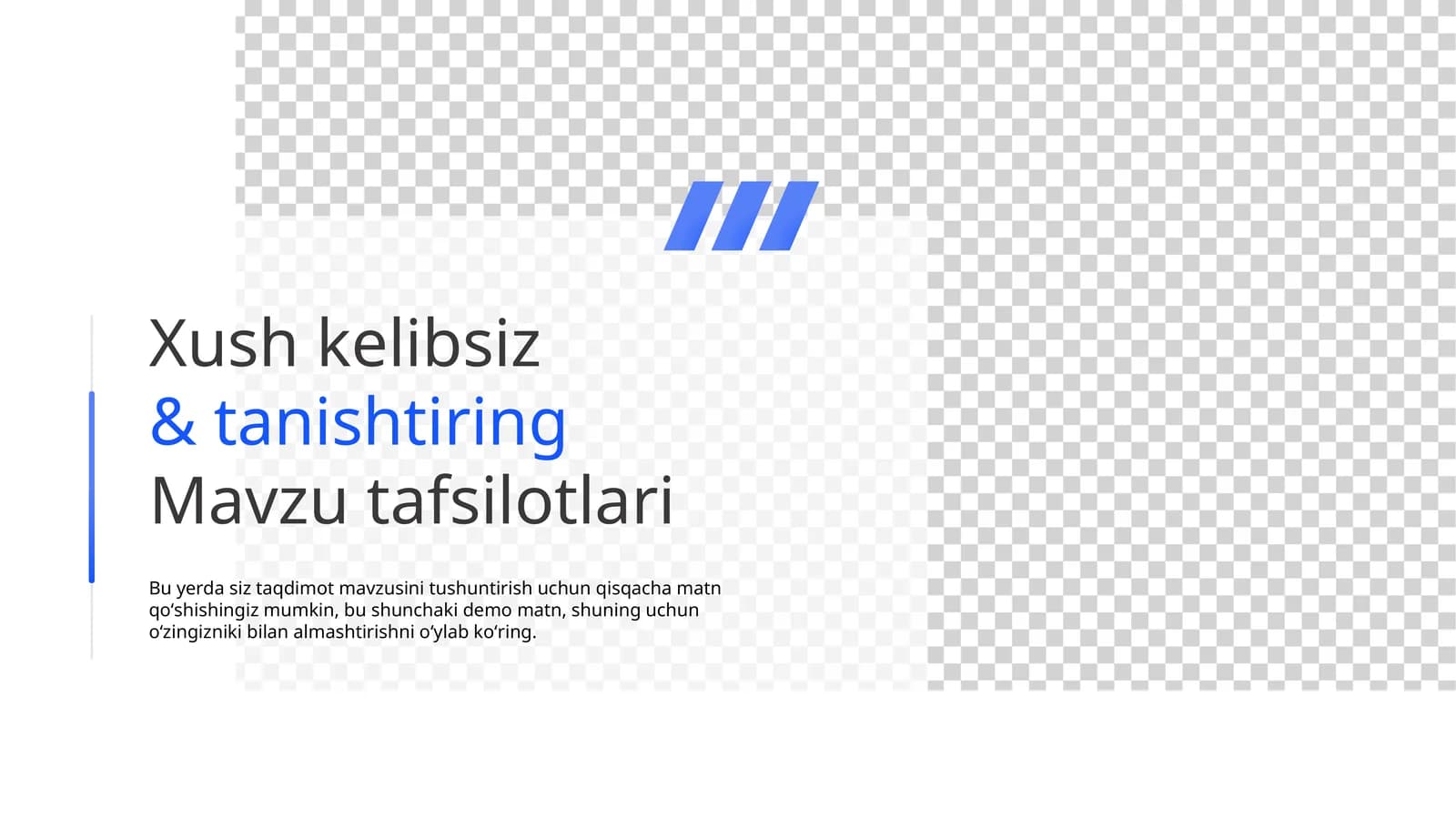 Zamonaviy Mavzuga Kirish Taqdimoti (10 Slayd)