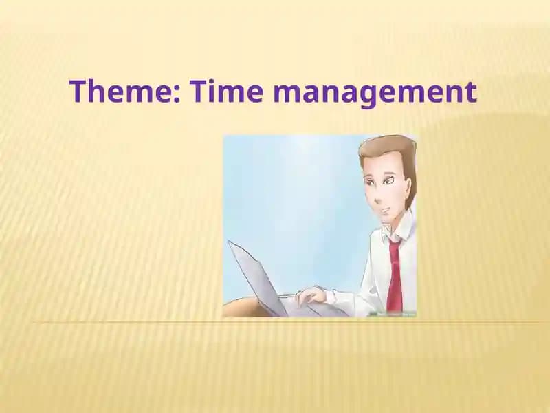 Time management