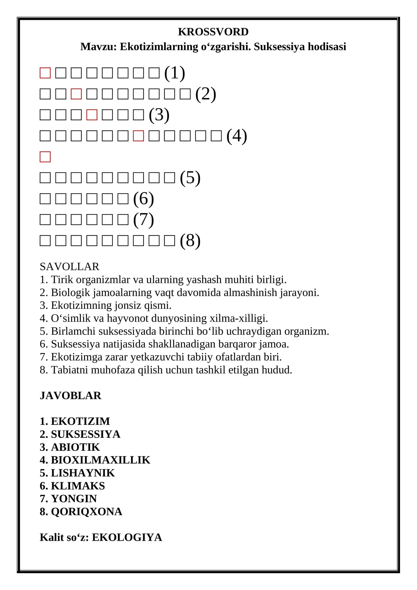 KROSSVORD