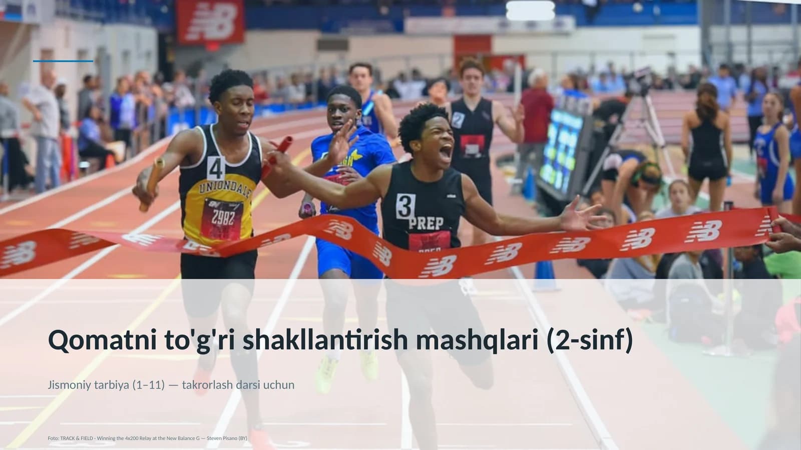 Qomatni to'g'ri shakllantirish mashqlari (2-sinf)