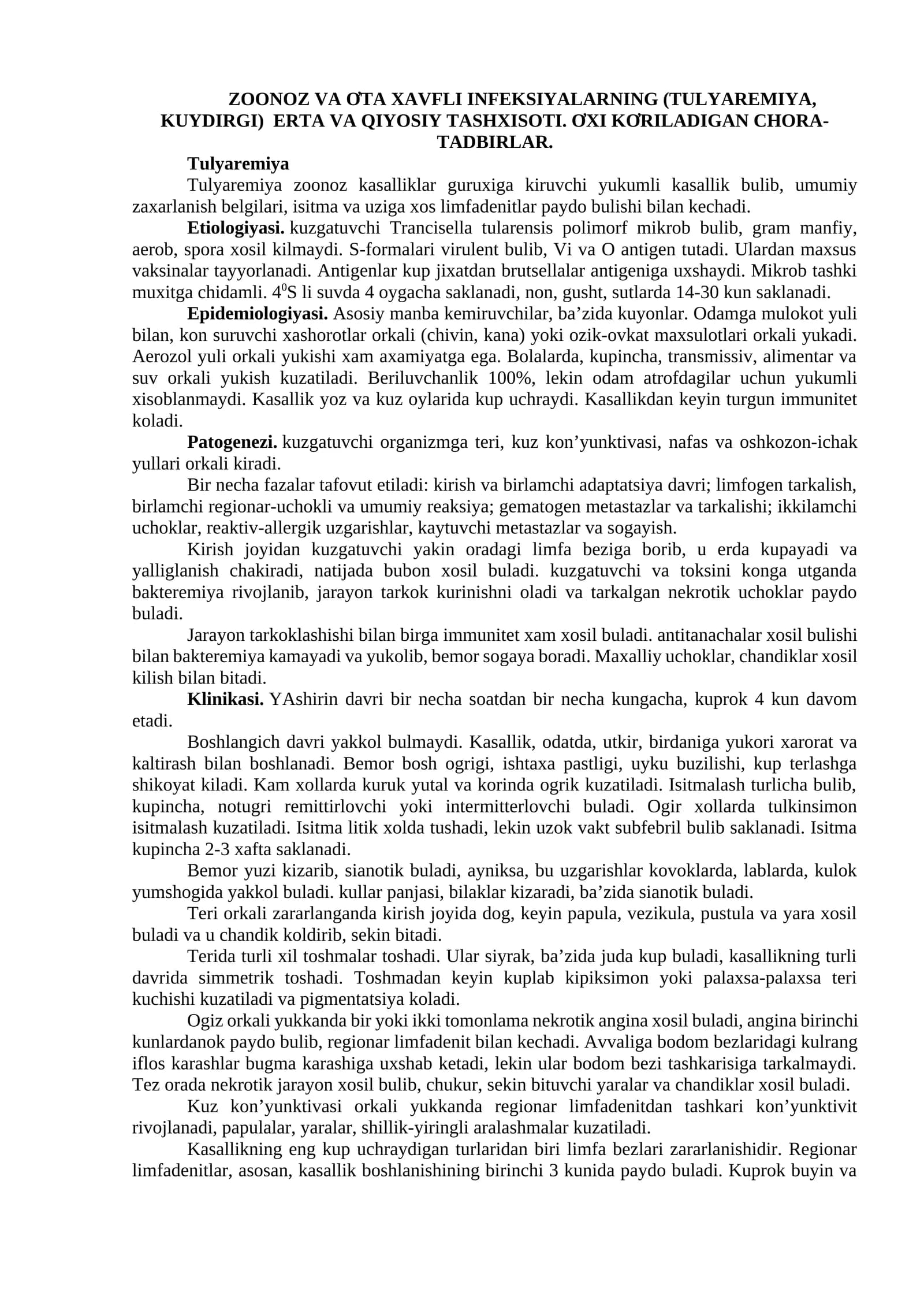 Tulyaremiya
