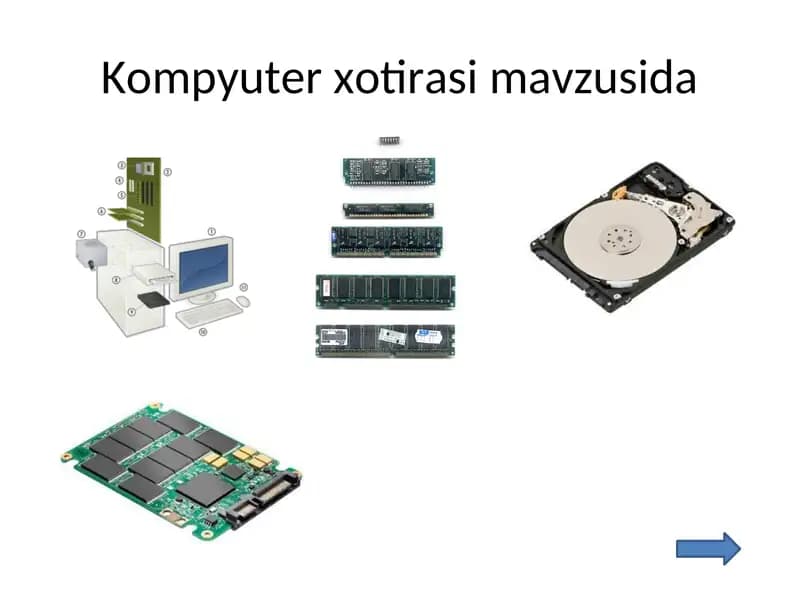 Kompyuter Xotirasi (Computer Memory)