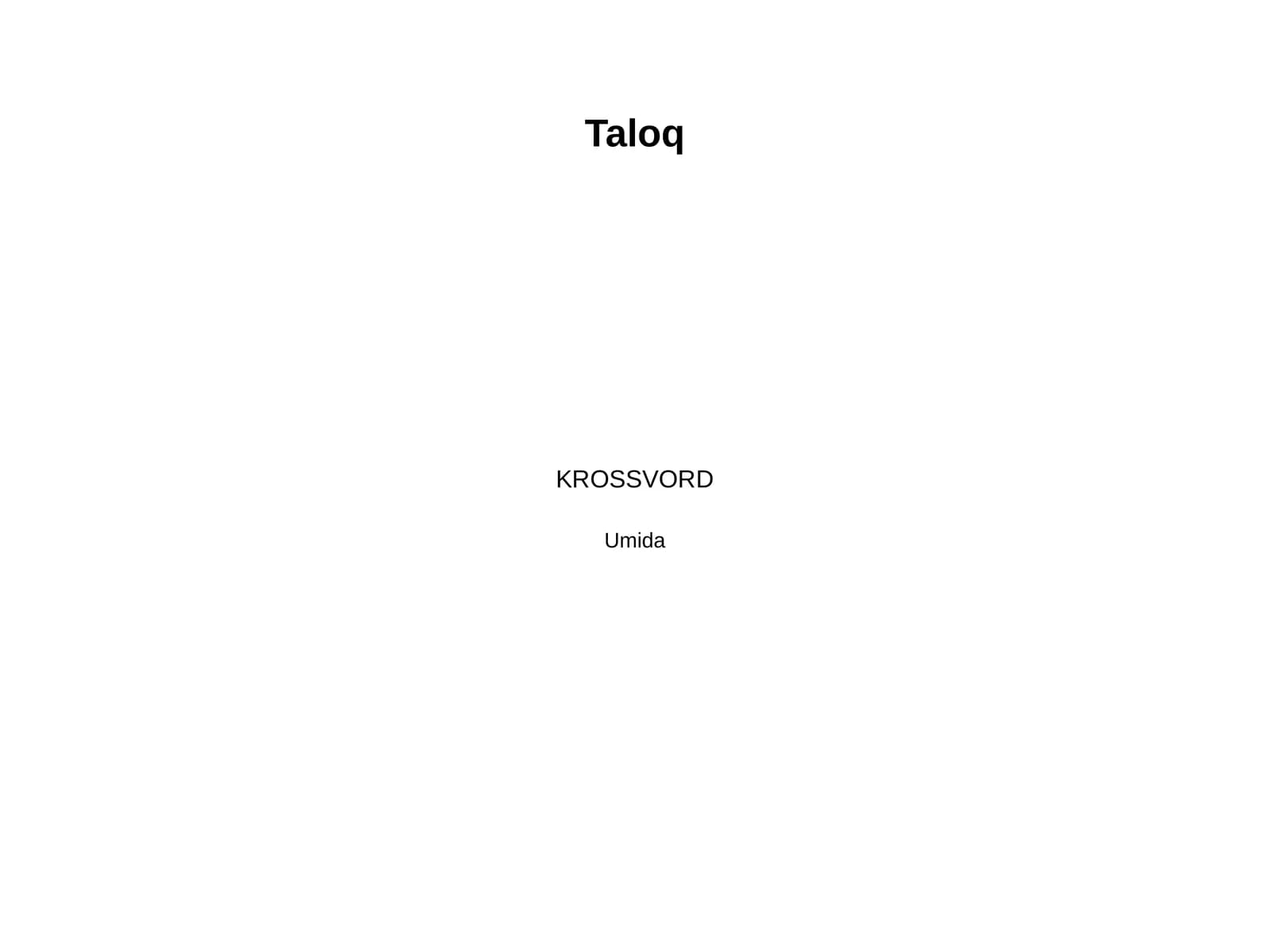 Taloq