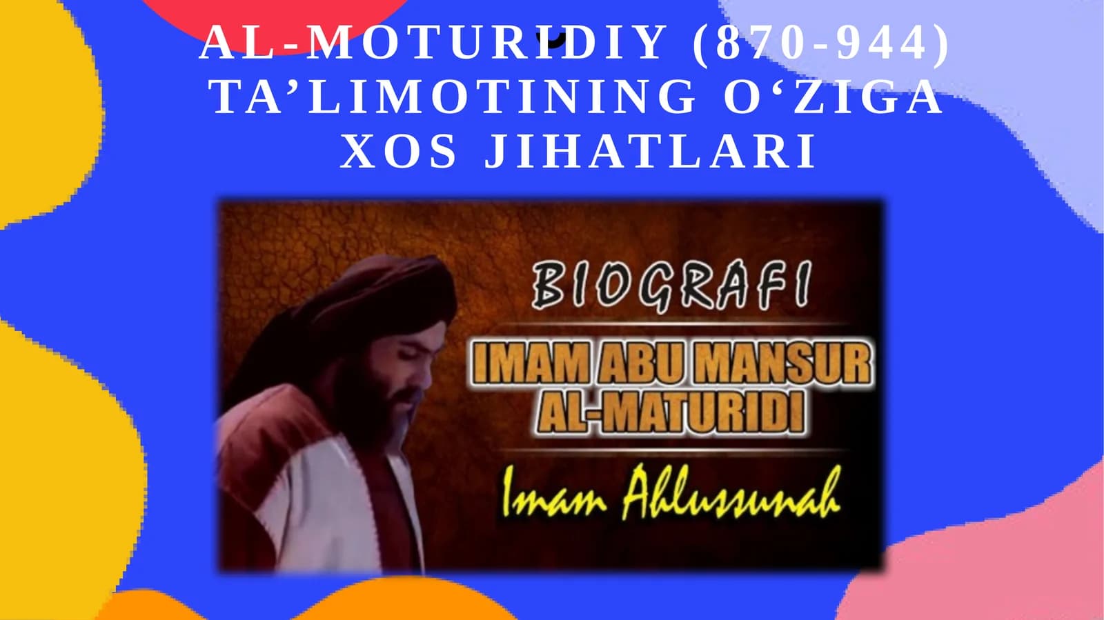 Al-Moturidiy ta'limoti