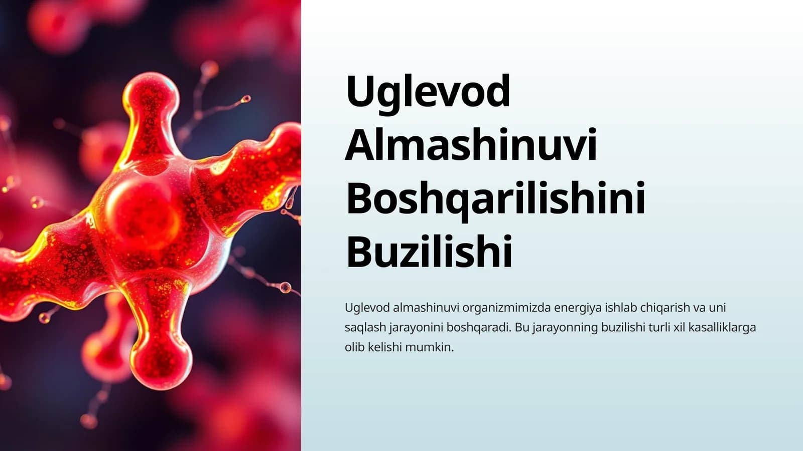 Uglevod Almashinuvi Boshqarilishini Buzilishi