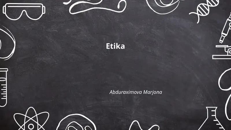 Etika