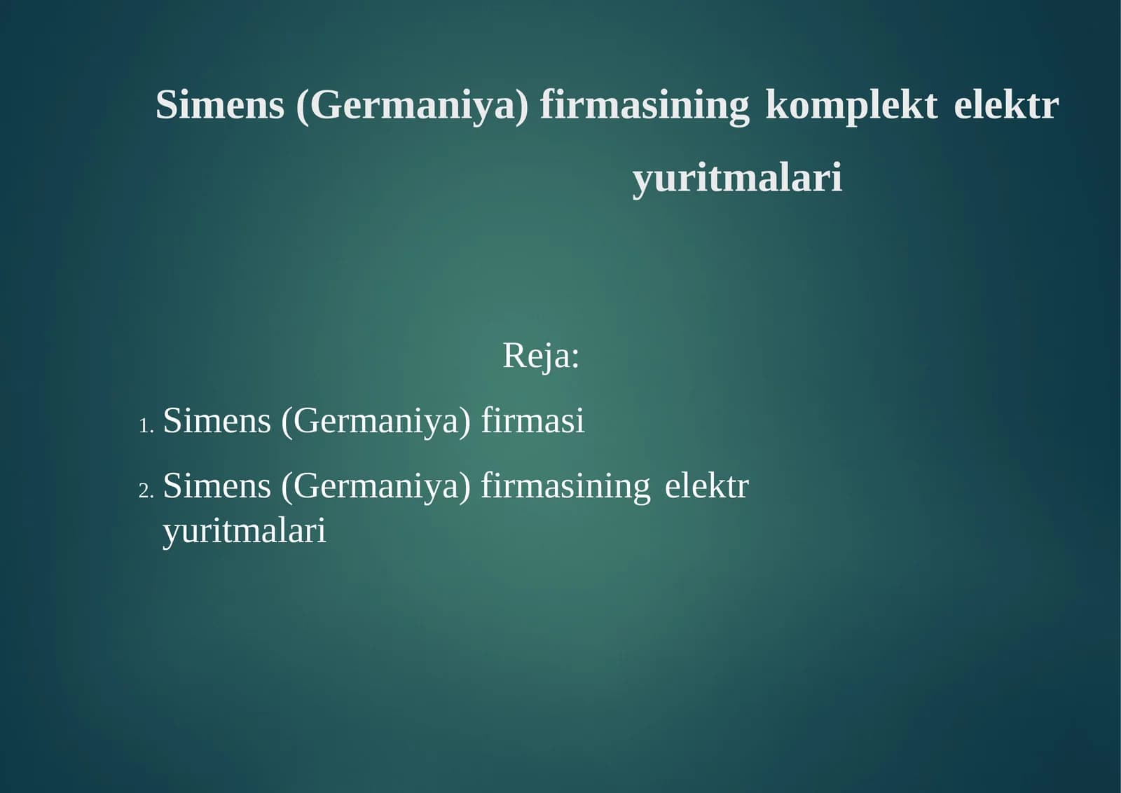 Simens Elektr motorlari