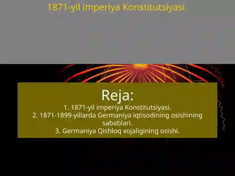 1871-yil imperiya Konstitutsiyasi.