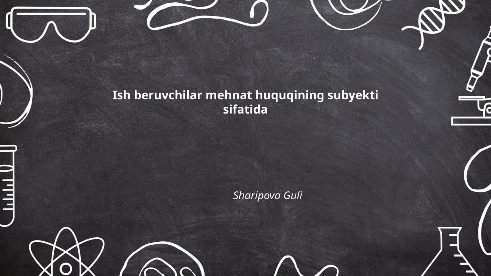 Ish beruvchilar mehnat huquqining subyekti sifatida
