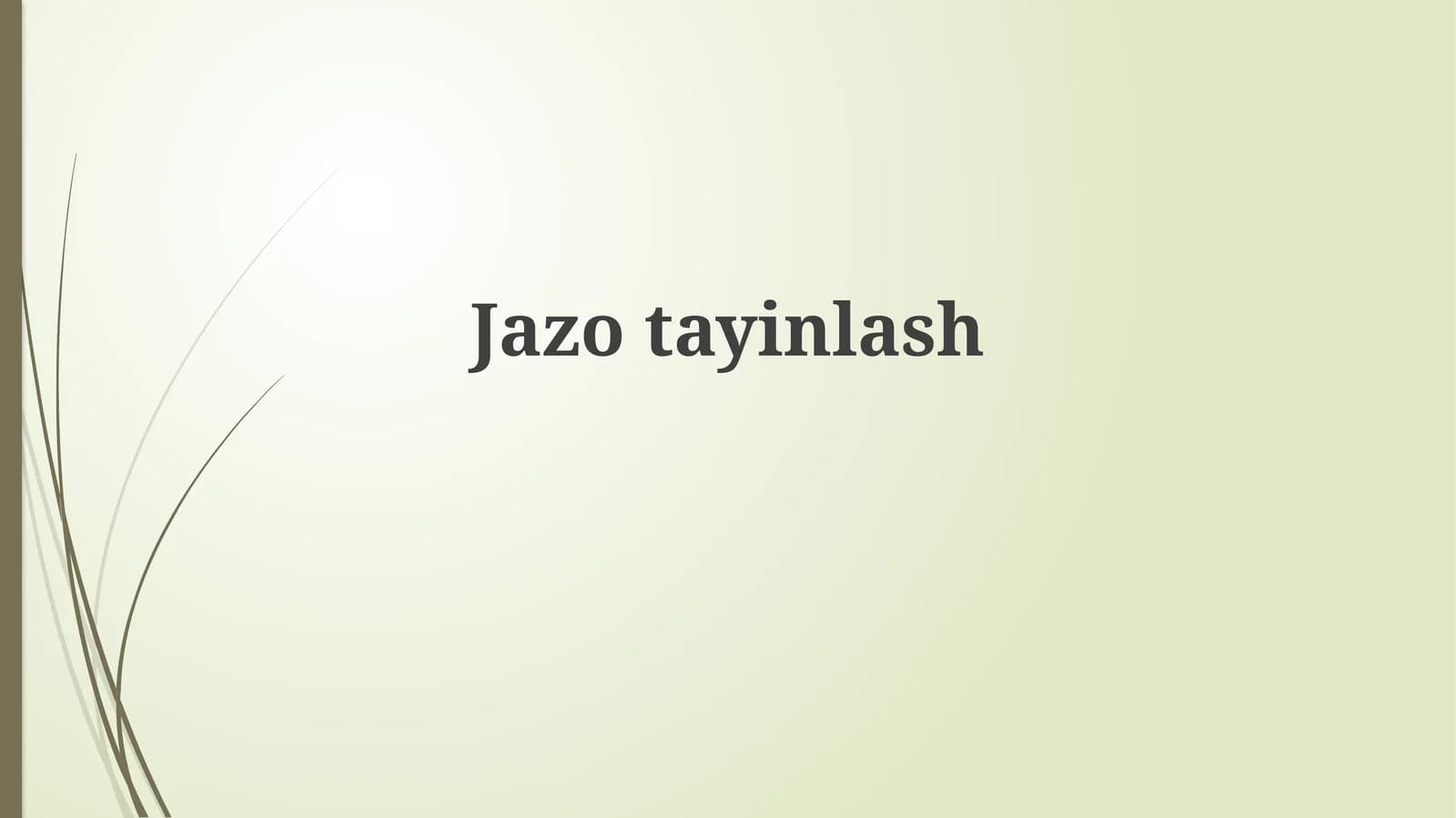 Jazotayinlash