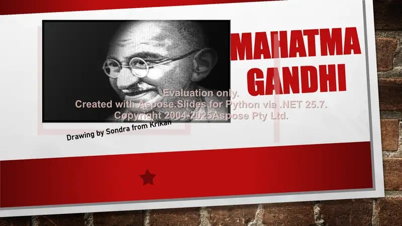 Mahatma Gandhi