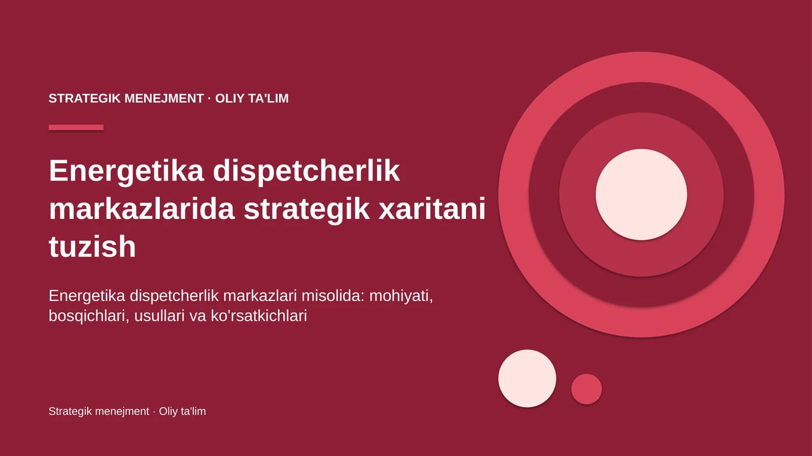 energetika dispetcherlik markazlarida strategik xaritani tuzish 1724