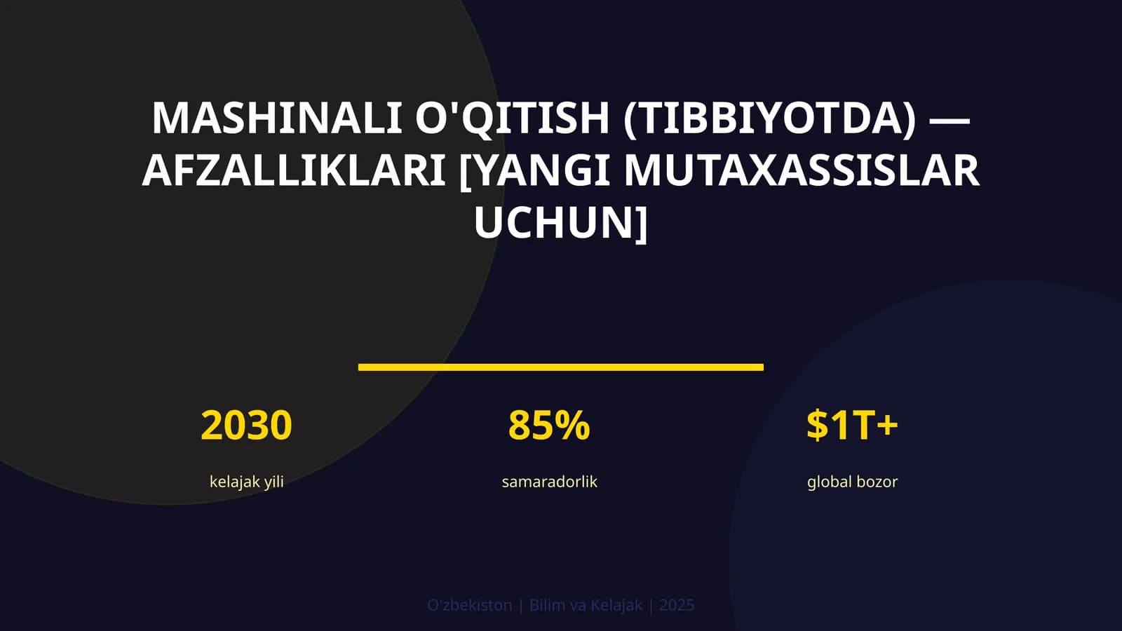 Mashinali o'qitish (tibbiyotda) — afzalliklari [yangi mutaxassislar uchun]